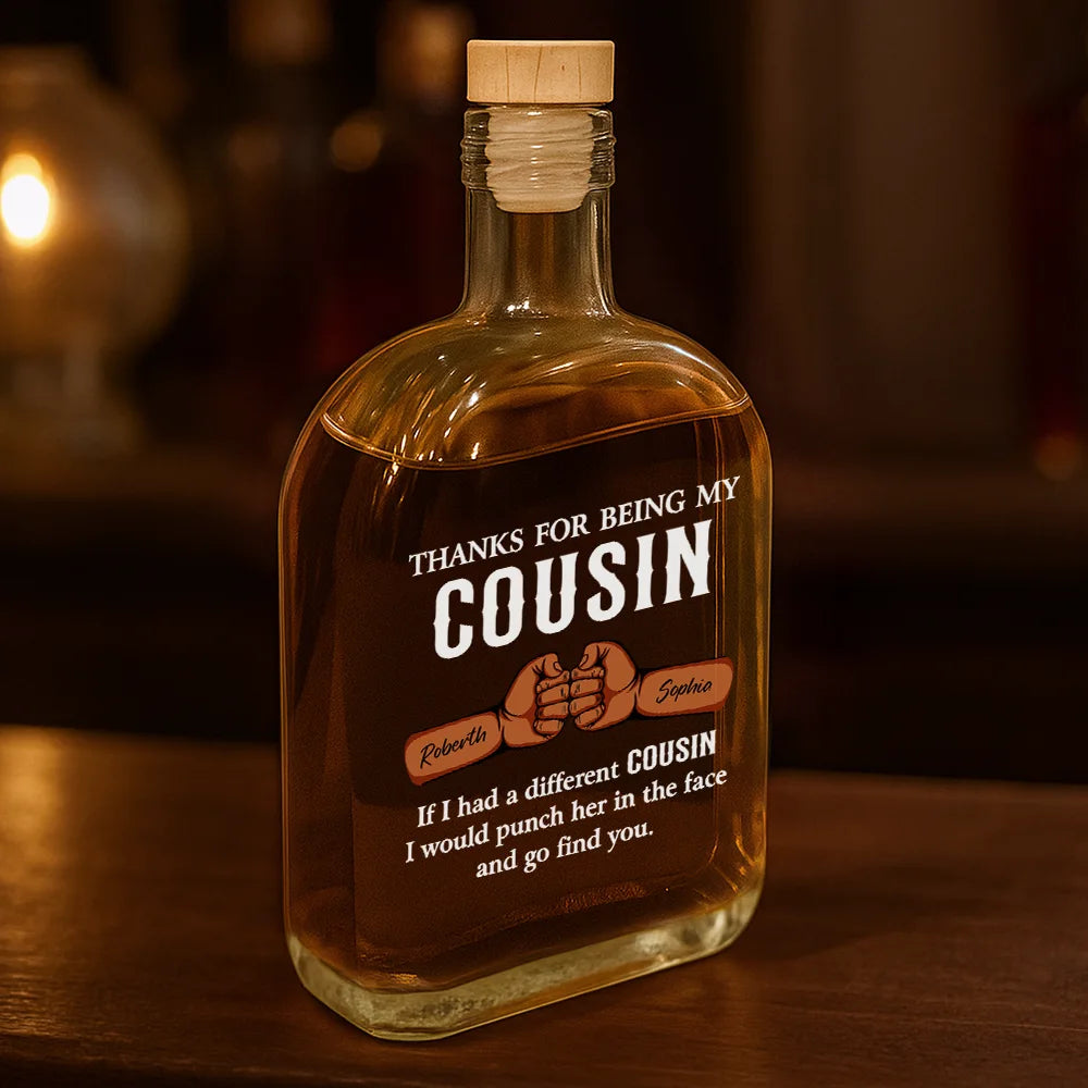 Funny If I Had A Different Brother - Personalized Whiskey Bottle