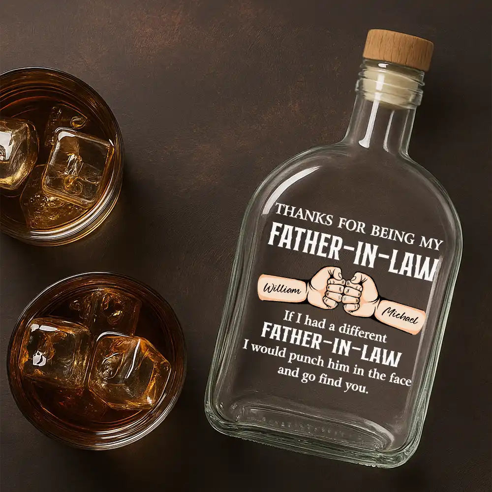 Funny If I Had A Different Brother - Personalized Whiskey Bottle