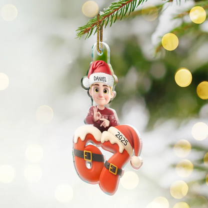 Funny Teen Slang Six Seven - Personalized Custom Shaped Acrylic Ornament