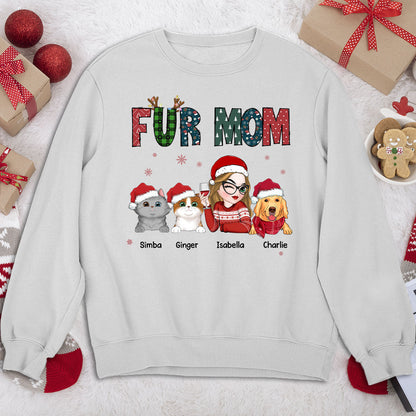 My Lovely Fur Mom - Personalized Custom Sweatshirt