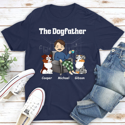 The Dog Mom Dad - Personalized Custom Unisex T-shirt