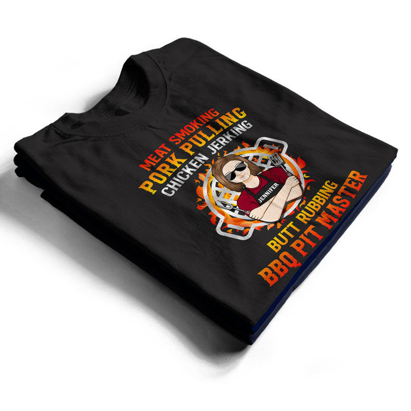 Butt Rubbing BBQ Pit Master - Personalized Custom T Shirt