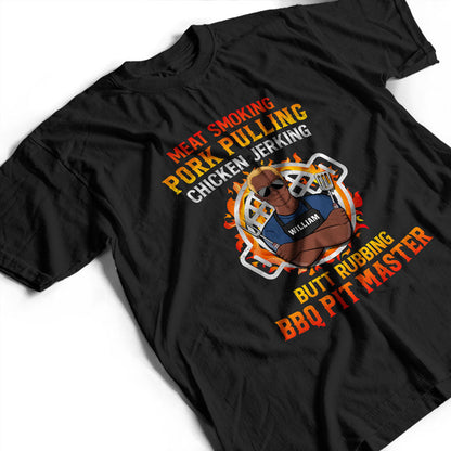 Butt Rubbing BBQ Pit Master - Personalized Custom T Shirt