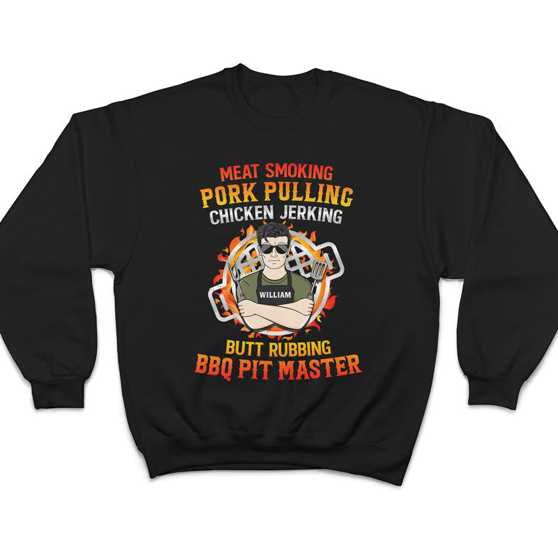 Butt Rubbing BBQ Pit Master - Personalized Custom T Shirt