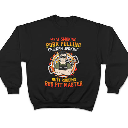 Butt Rubbing BBQ Pit Master - Personalized Custom T Shirt