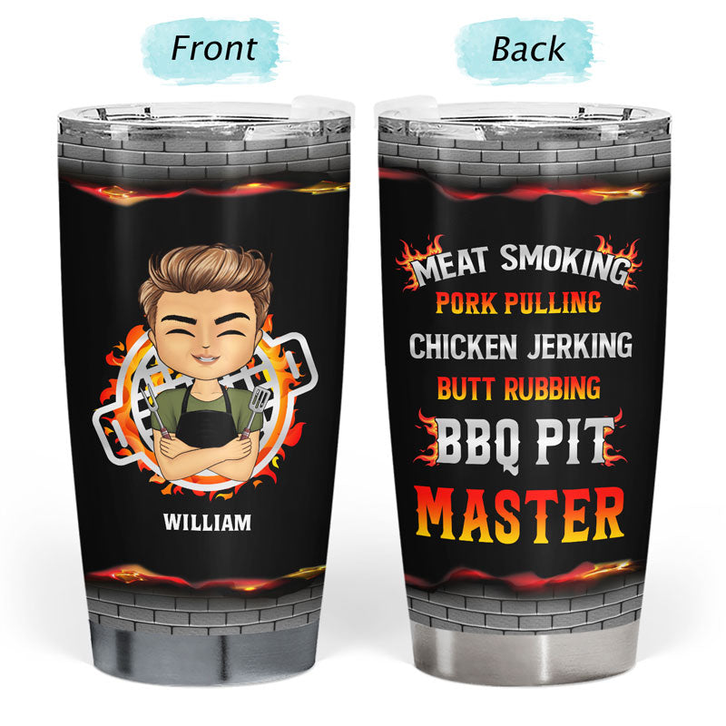 BBQ Pit Master - Personalized Custom Tumbler