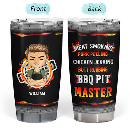 BBQ Pit Master - Personalized Custom Tumbler