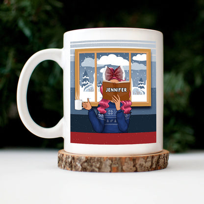 Christmas Snow Is Falling - Gift For Book Lovers - Personalized Custom Mug