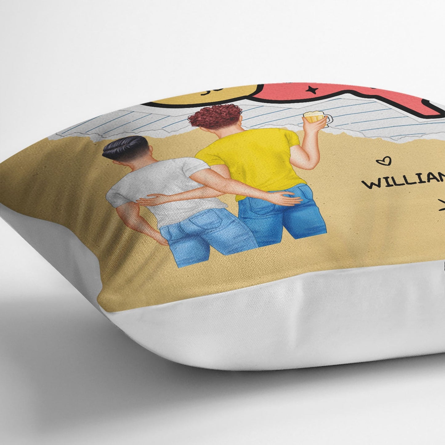 The Most Outstanding Organ - Gift For Couples - Personalized Custom Pillow