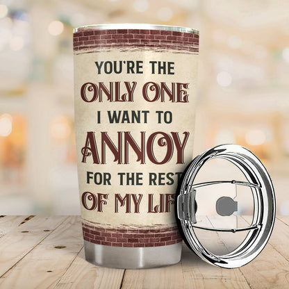 Old Chibi Annoying Each Other For Years - Personalized Custom Tumbler