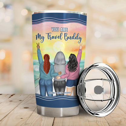 Traveling Bestie Life Is Better On A Cruise - Gift For Bestie - Personalized Custom Tumbler