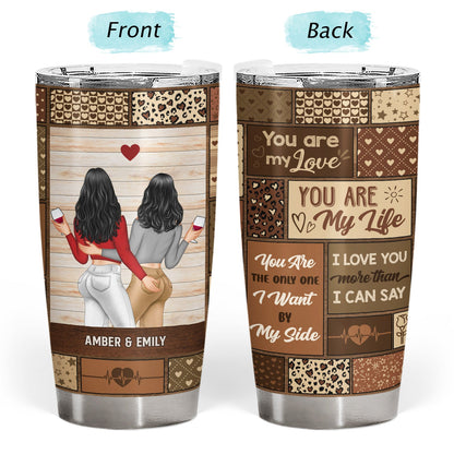 Couple You Are My Love You Are My Life - Gift For Couples - Personalized Tumbler
