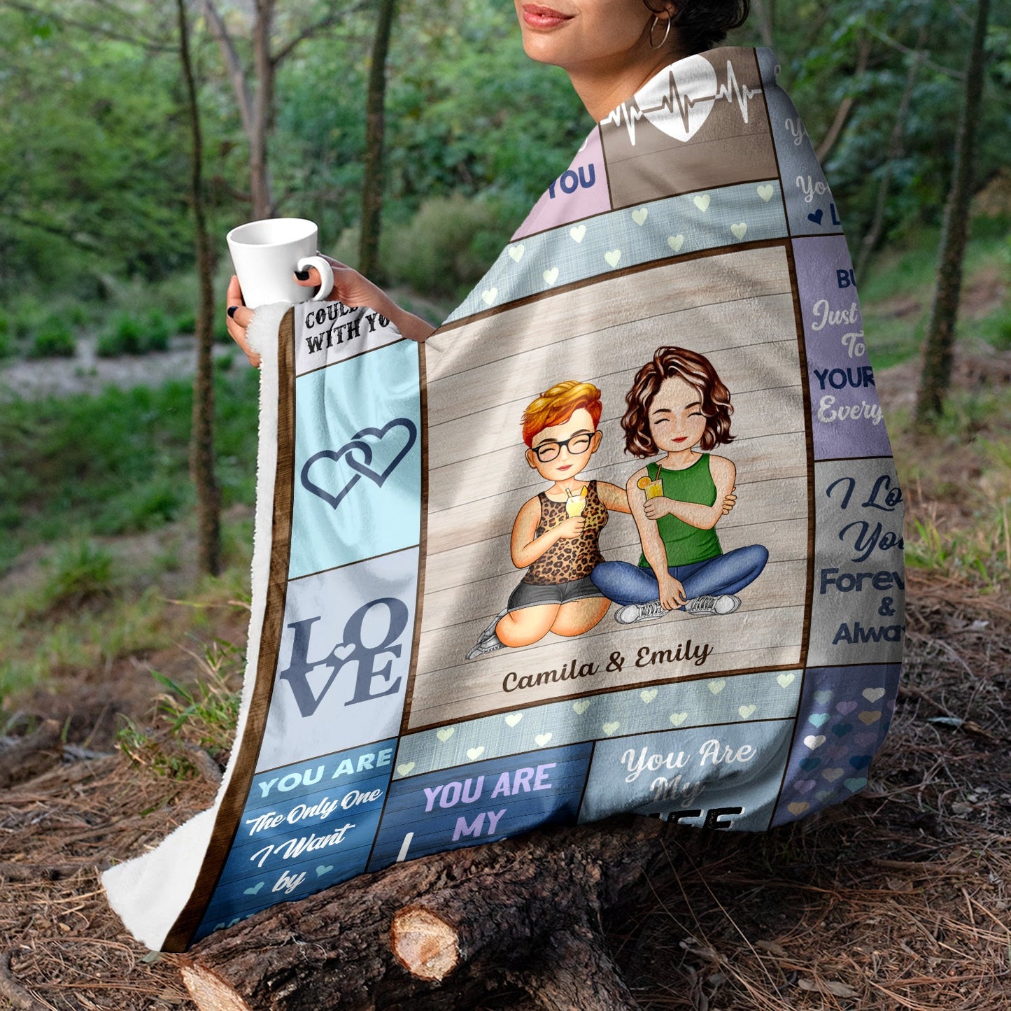 Couple To My Wife Husband - Gift For Couples - Personalized Fleece Blanket