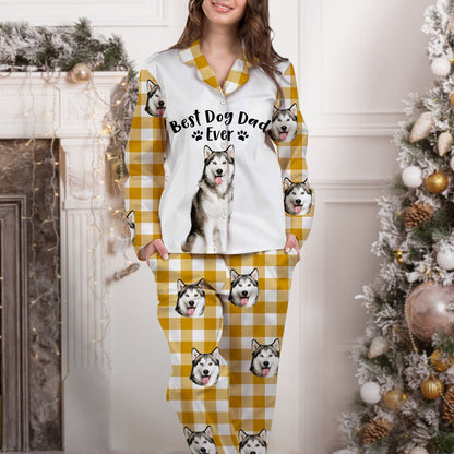 Custom Photo Best Mom Ever - Gift For Pet Lovers - Personalized Long Pajamas Set