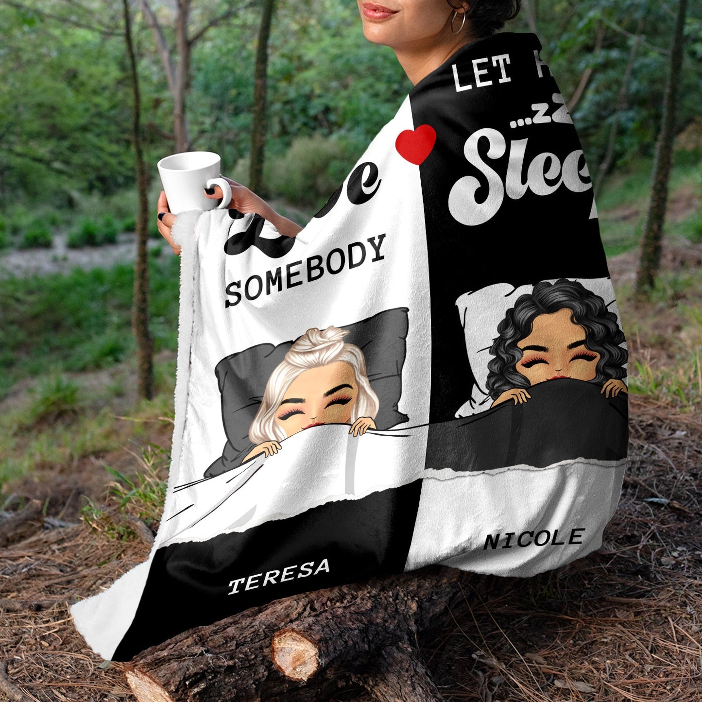 If You Love Somebody - Gift For Couple - Personalized Fleece Blanket