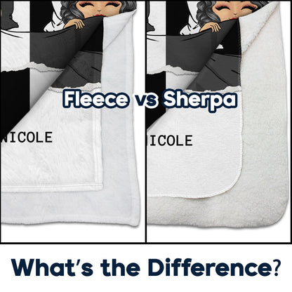 If You Love Somebody - Gift For Couple - Personalized Fleece Blanket