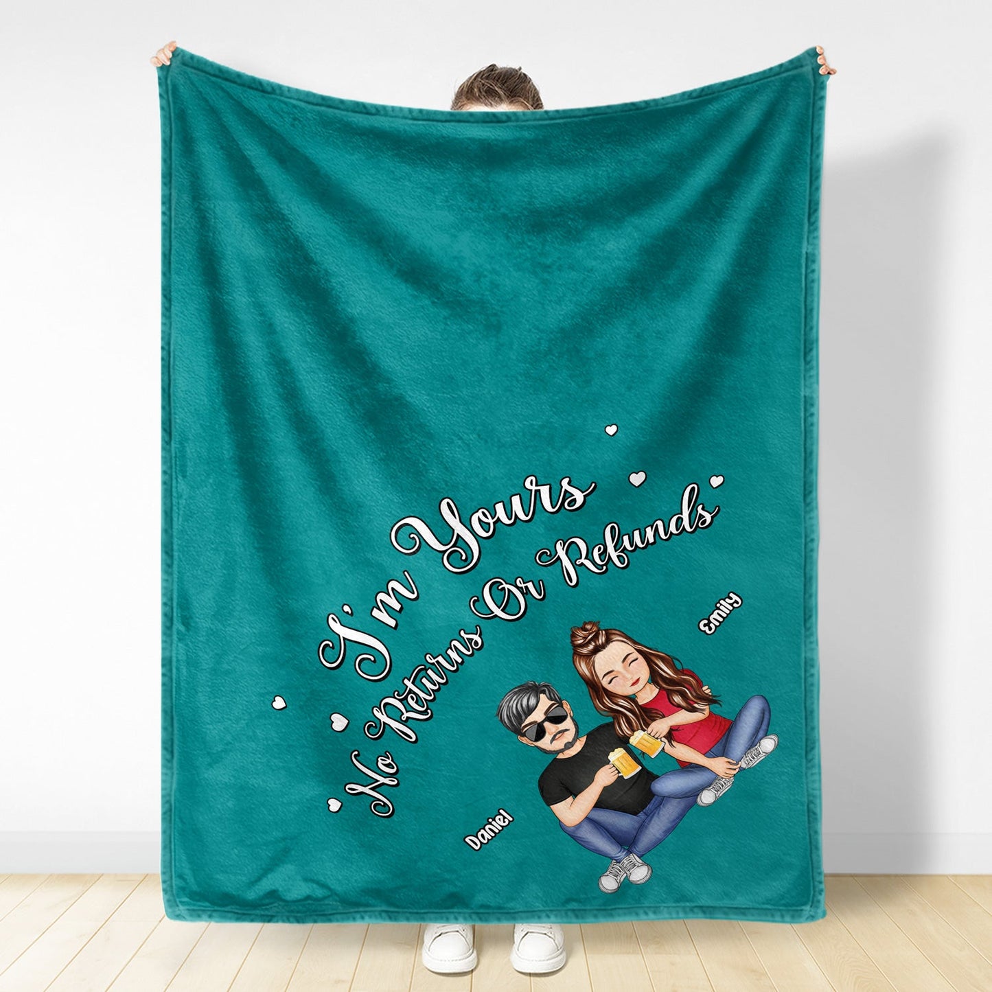 This Is Our Cuddling Blanket - Gift For Couples - Personalized Fleece Blanket, Sherpa Blanket