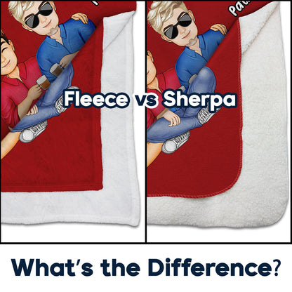 This Is Our Cuddling Blanket - Gift For Couples - Personalized Fleece Blanket, Sherpa Blanket