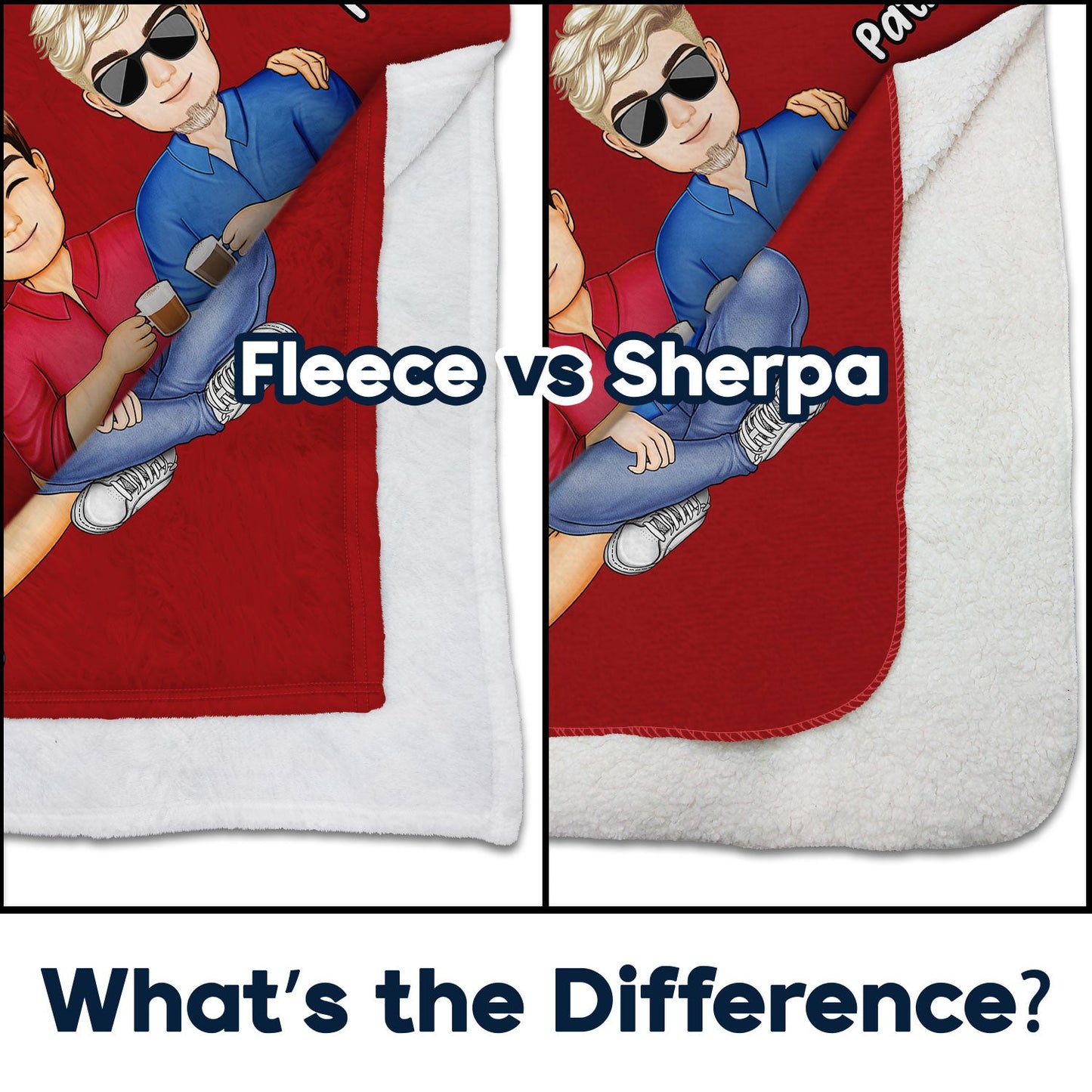 This Is Our Cuddling Blanket - Gift For Couples - Personalized Fleece Blanket, Sherpa Blanket