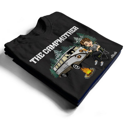 The Campfather - Gift For Camping Father - Personalized T Shirt