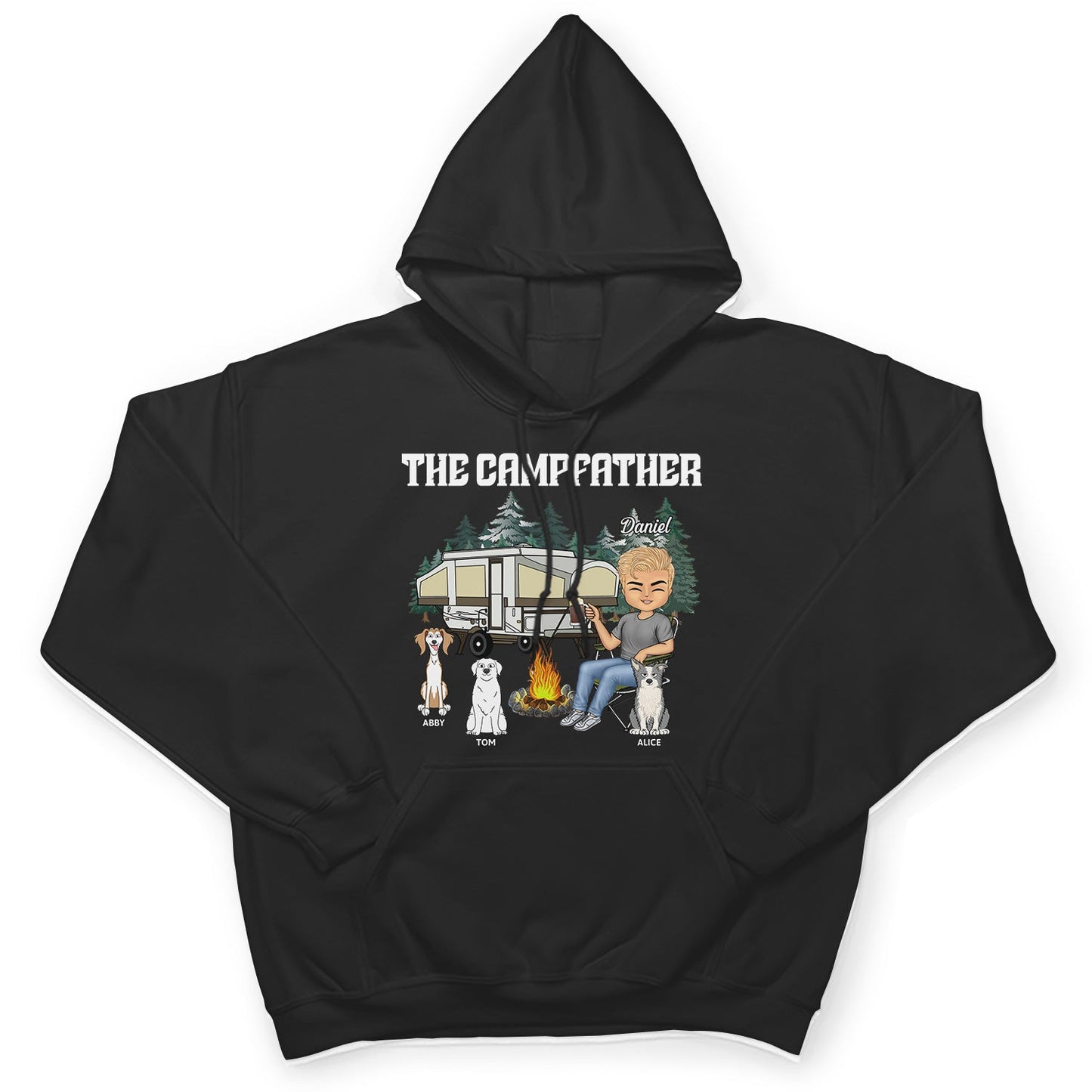 The Campfather Pet Lovers - Personalized T Shirt