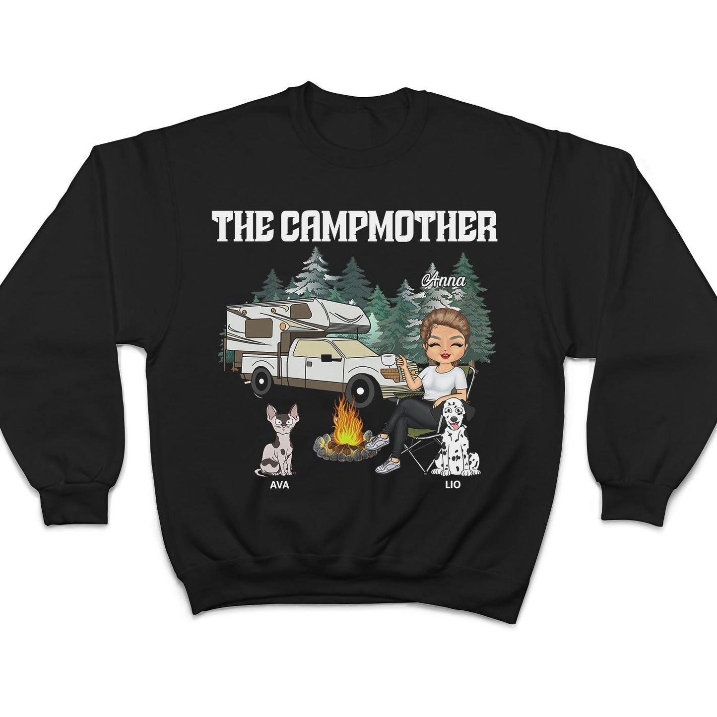 The Campfather Pet Lovers - Personalized T Shirt