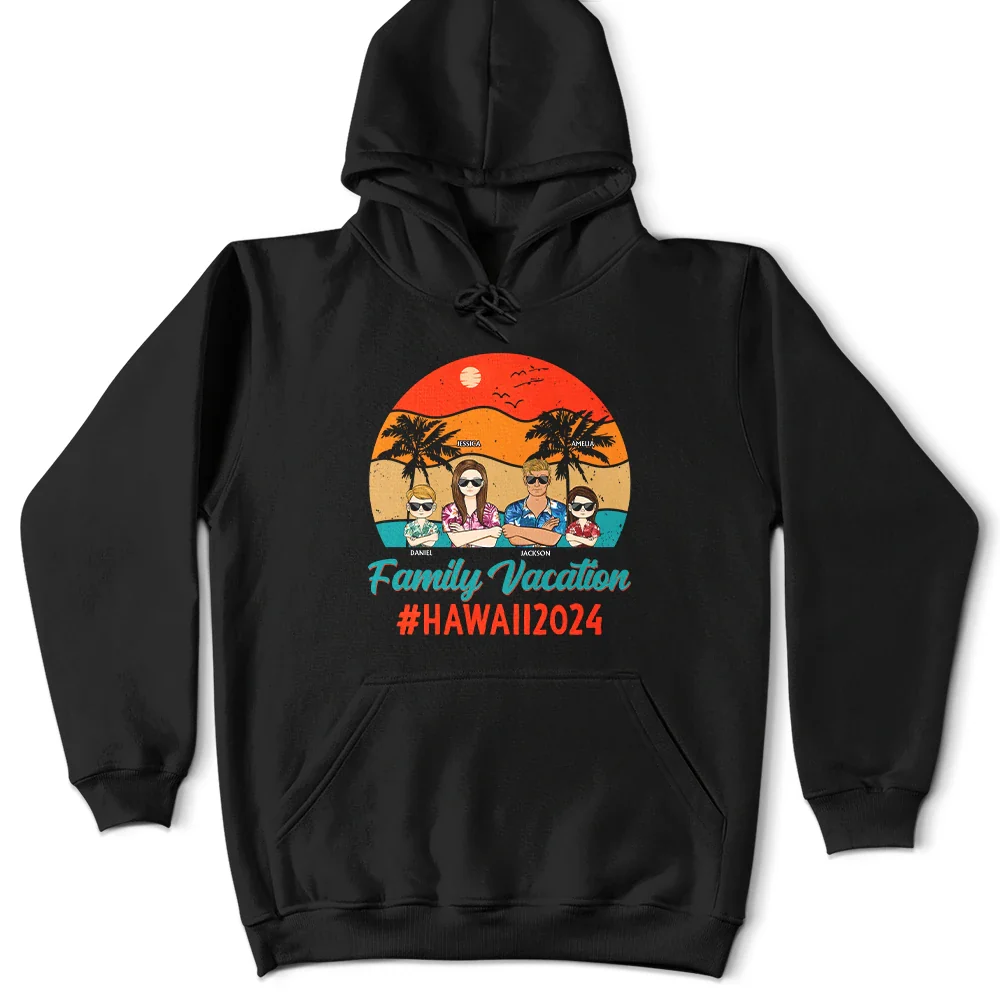 Family Vacation Hawaiian Shirt - Personalized T Shirt