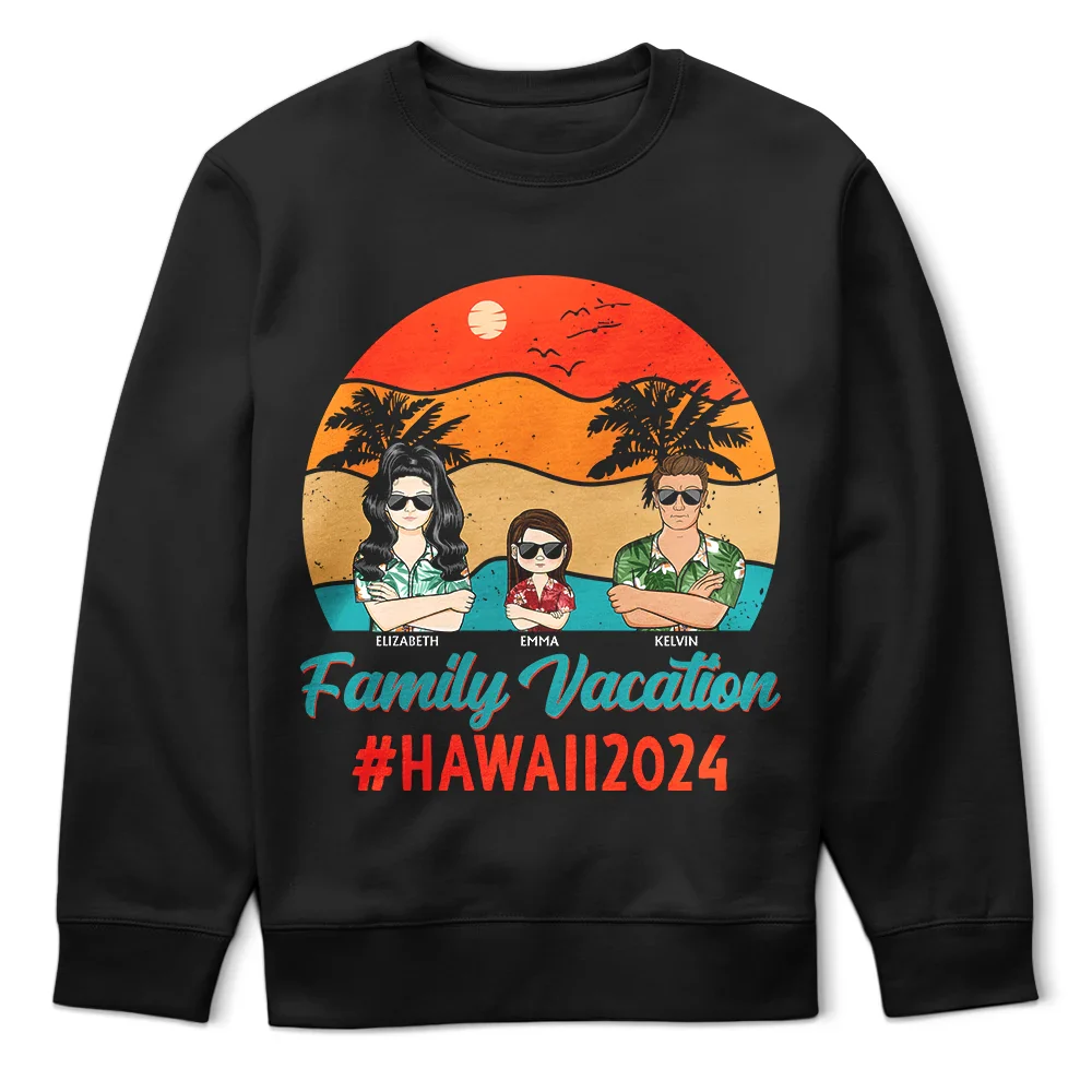 Family Vacation Hawaiian Shirt - Personalized T Shirt