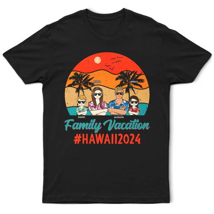 Family Vacation Hawaiian Shirt - Personalized T Shirt