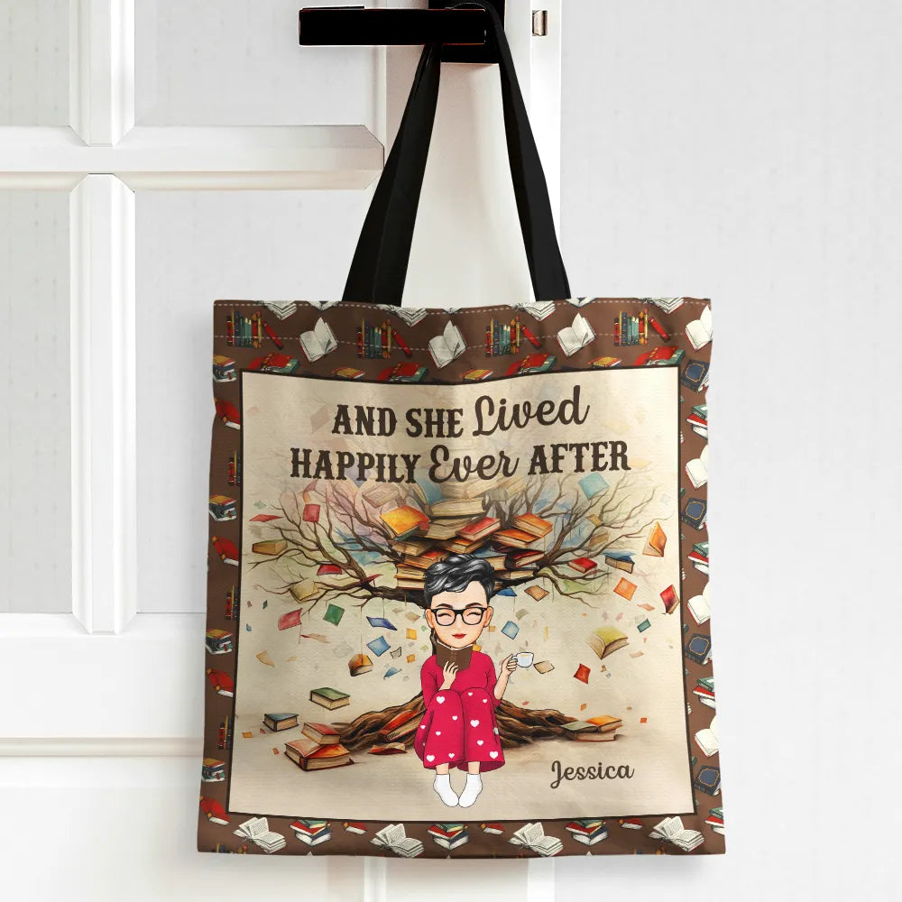 My Book Bag Just A Girl Who Loves Books - Personalized Zippered Canvas Bag