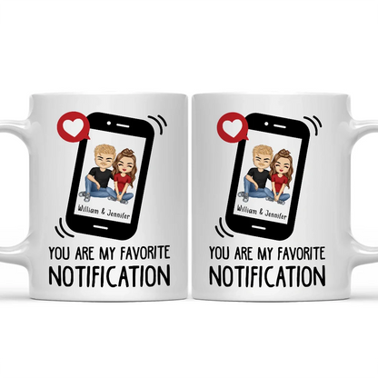 My Favorite Notification - Personalized Mug