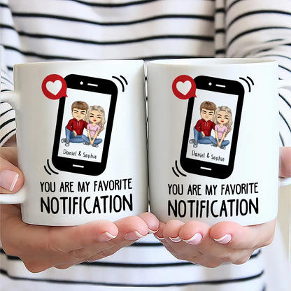 My Favorite Notification - Personalized Mug