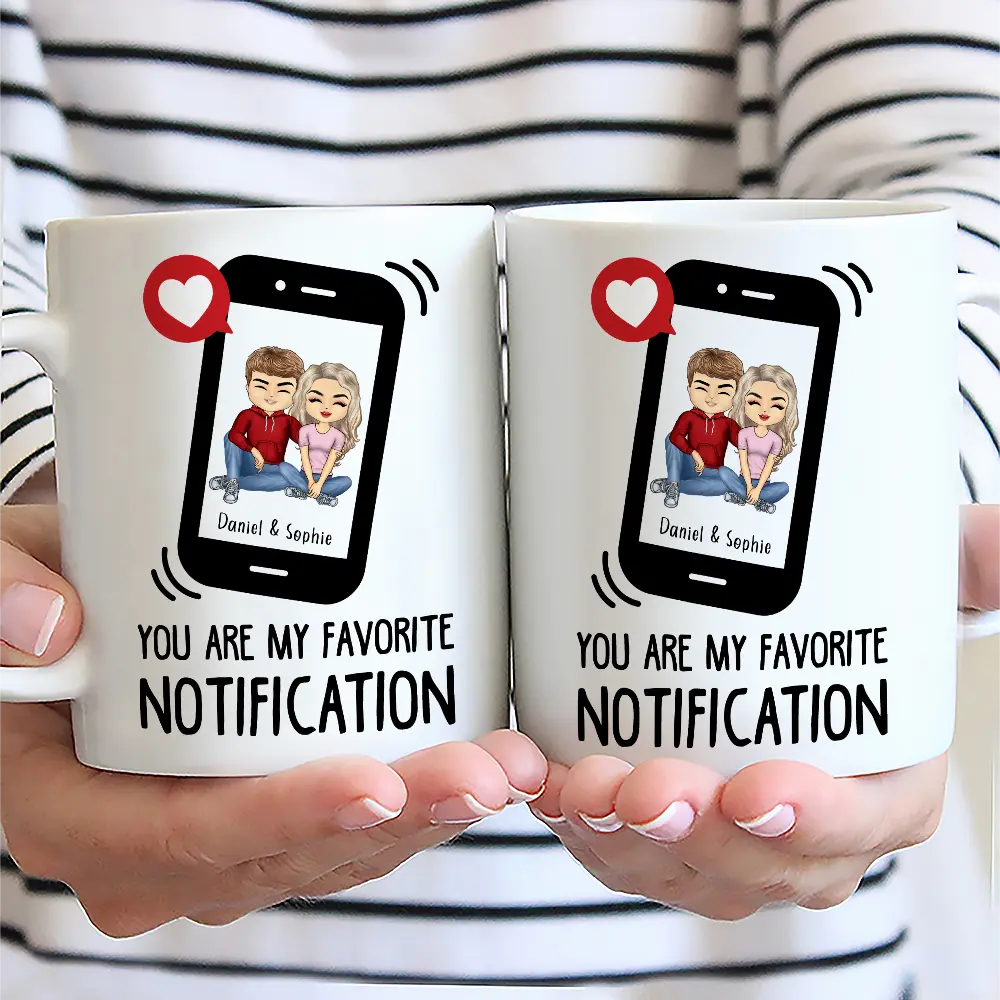 My Favorite Notification - Personalized Mug