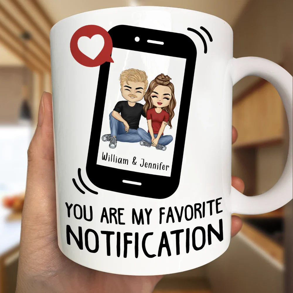 My Favorite Notification - Personalized Mug