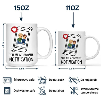 My Favorite Notification - Personalized Mug