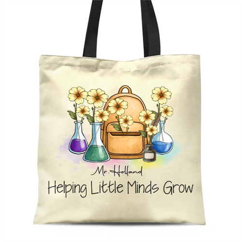 Grow With Teacher - Personalized Tote Bag