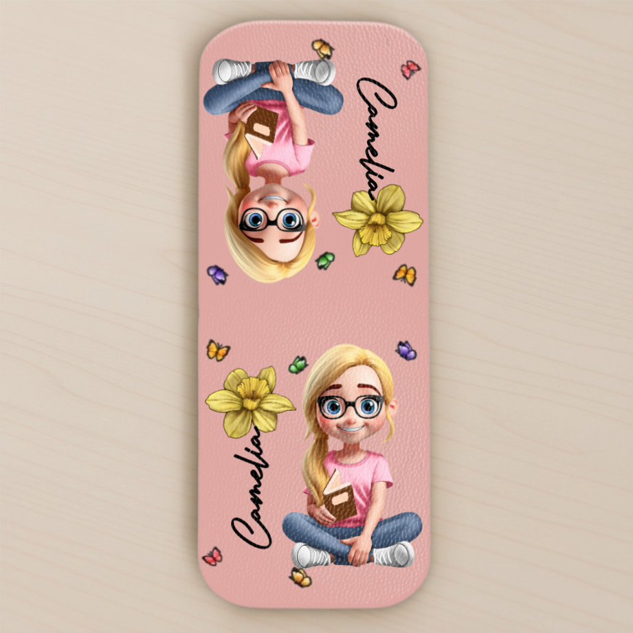 Custom Leather Magnetic Bookmark - Personalized Bookish Gifts For Book Lovers, Bookworms, Readers - Chapters Hold Magic