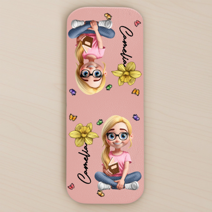 Custom Leather Magnetic Bookmark - Personalized Bookish Gifts For Book Lovers, Bookworms, Readers - Chapters Hold Magic