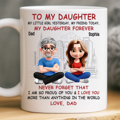 Custom Mug - Personalized Birthday Gifts For Dad, Son, Daughter - Strong Roots, Strong Son