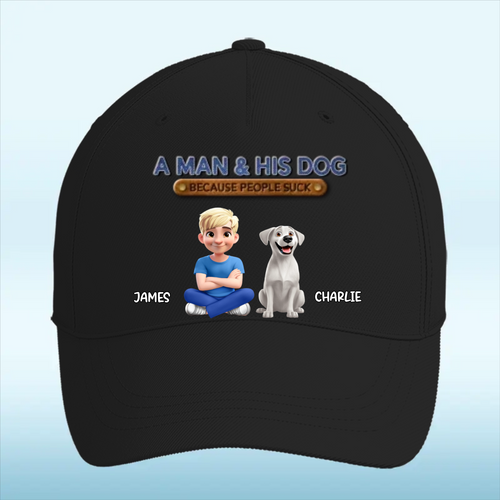 Custom Hat, All Over Print Classic Cap - Personalized Birthday Gifts For Dog Lovers, Dog Dad And Mom - The Pack’s Favorite Human