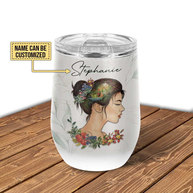 Garden And When Life Custom Wine Tumbler
