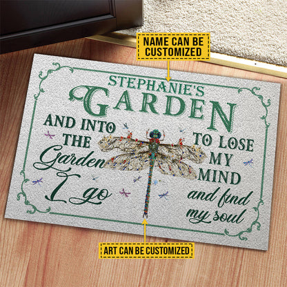 Garden Floral Art Find My Soul Custom Doormat