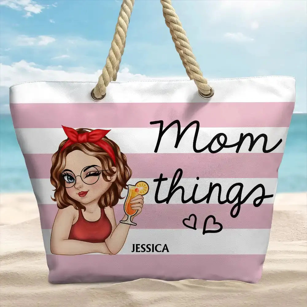 Gigi Things - Personalized Beach Bag Beach Bag The Next Custom Gift