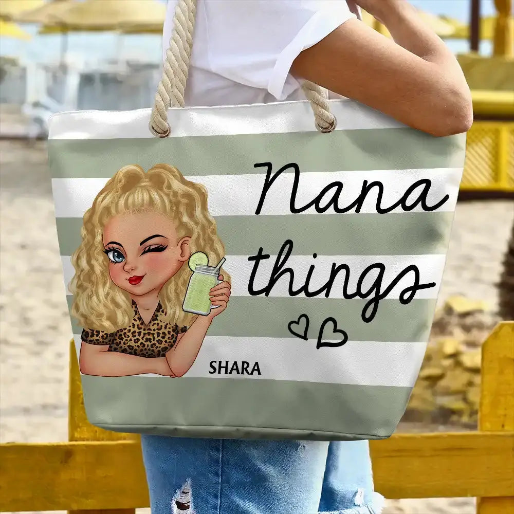 Gigi Things - Personalized Beach Bag Beach Bag The Next Custom Gift