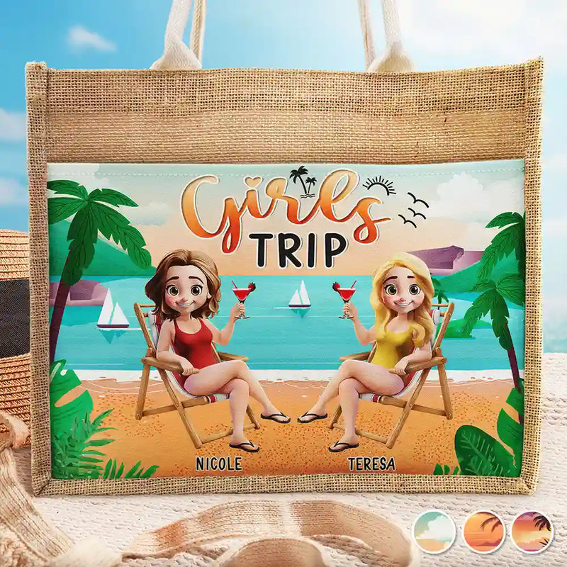 Girls Trip - Personalized Holographic Tote