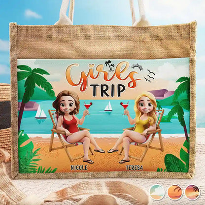 Girls Trip - Personalized Holographic Tote