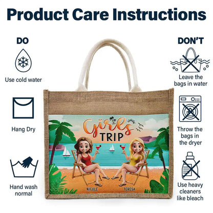 Girls Trip - Personalized Holographic Tote