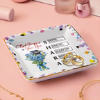 God Says You Bloomed To This Moment - Personalized Ring Dish