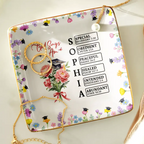 God Says You Bloomed To This Moment - Personalized Ring Dish