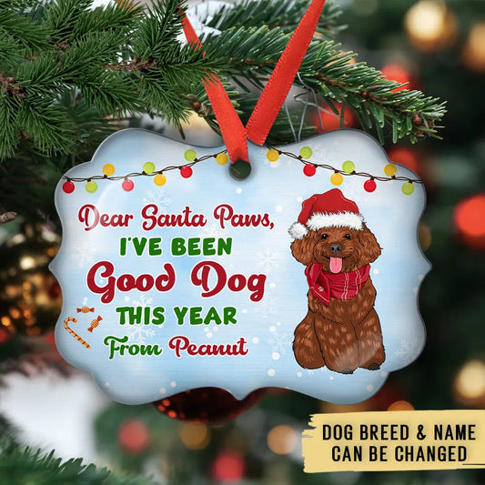 Good Dog - Personalized Custom Aluminum Ornament ornament The Next Custom Gift